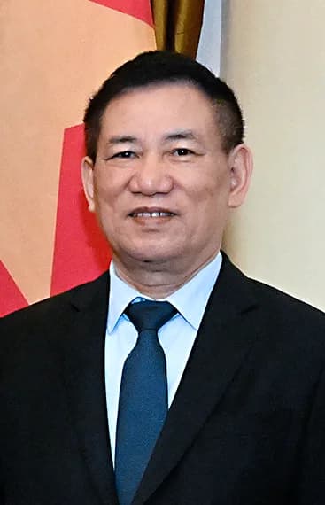 Hồ Đức Phớc trong cuộc gặp với Bộ trưởng Tài chính Hoa Kỳ ngày 10/4/2025; ảnh cắt từ ảnh sự kiện.
