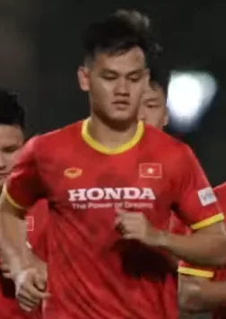 Cầu thủ Hồ Tấn Tài năm 2021.